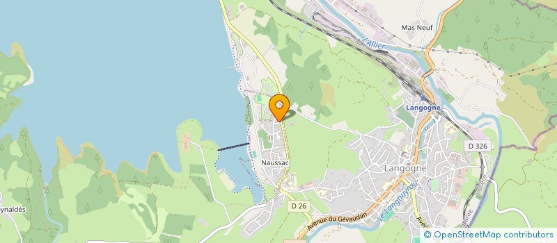 localisation de l'entreprise INDIVISION VEZON  LANGOGNE