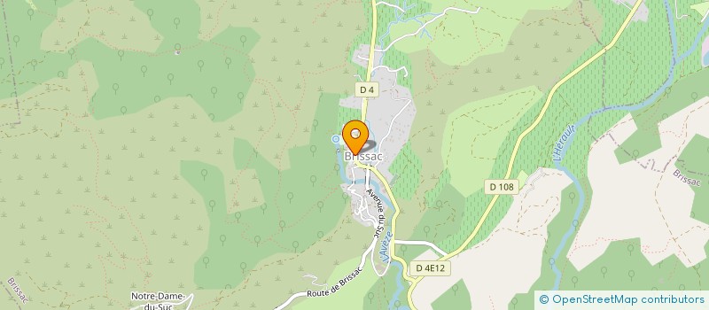 localisation de l'entreprise INDIVISION VIALA JEAN CHARLES  BRISSAC