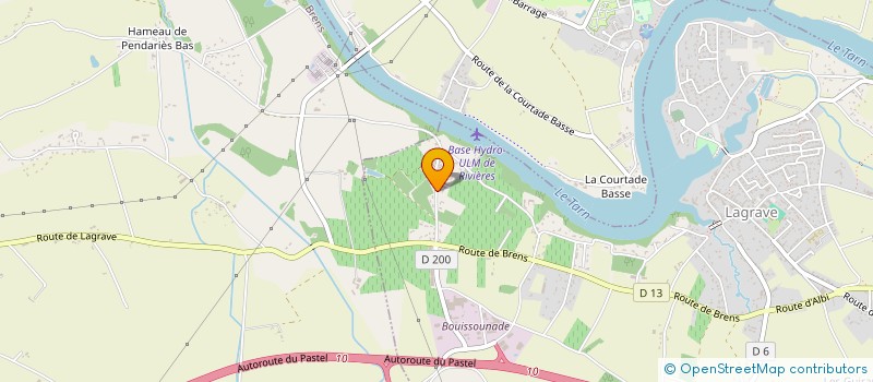 localisation de l'entreprise INDIVISION VIALAR GOUBAULT  LAGRAVE