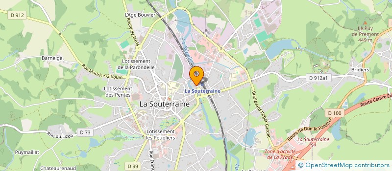 localisation de l'entreprise INDIVISION VIALATOU  LA SOUTERRAINE