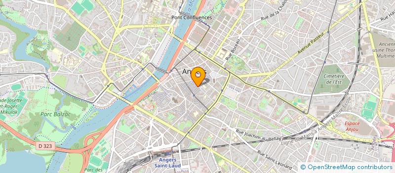 localisation de l'entreprise INDIVISION VIALLESOUBRANNE à ANGERS