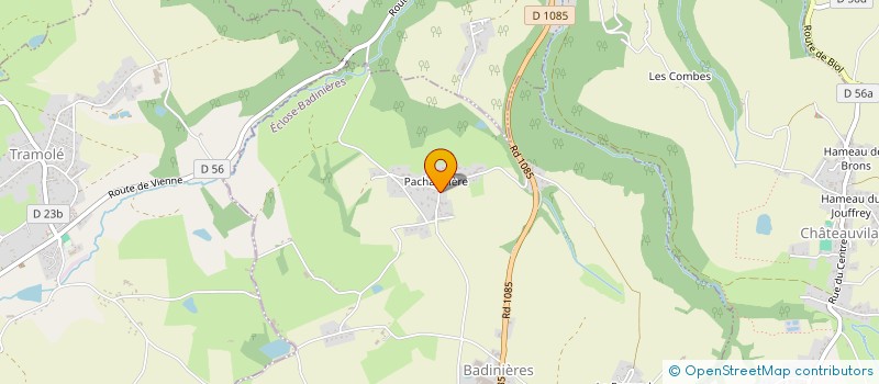 localisation de l'entreprise INDIVISION VIAN SAUVAGEON  ECLOSE-BADINIERES