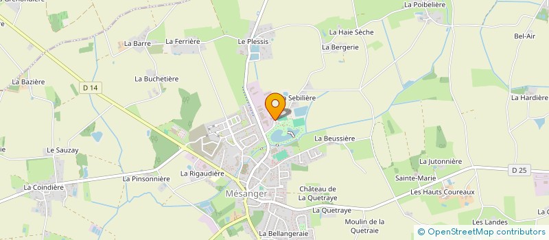 localisation de l'entreprise INDIVISION VIAUD DAVID  MESANGER