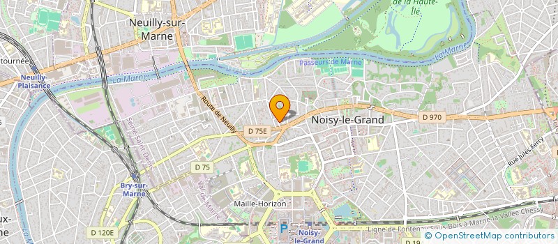 localisation de l'entreprise INDIVISION VIAUD-VAZ  NOISY-LE-GRAND