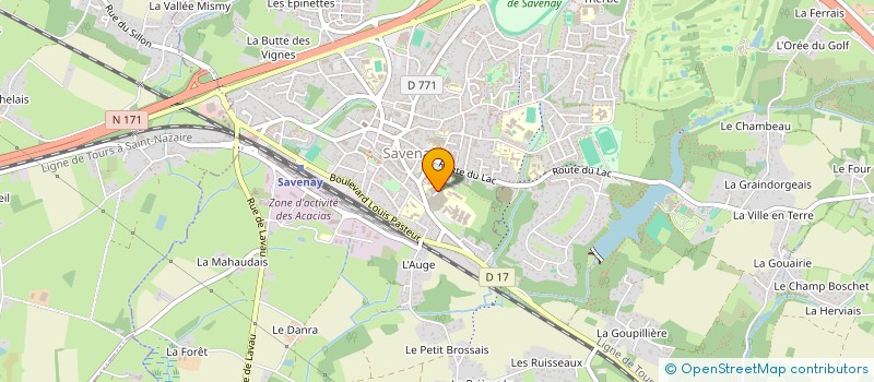 localisation de l'entreprise INDIVISION VICARIO DELPLANQUE  SAVENAY