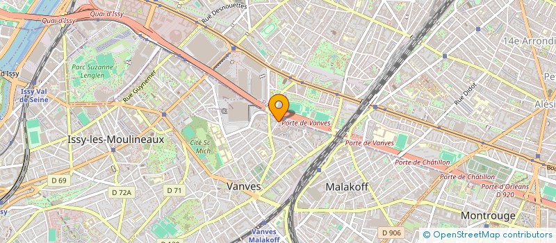 localisation de l'entreprise INDIVISION VICAT NO  VANVES