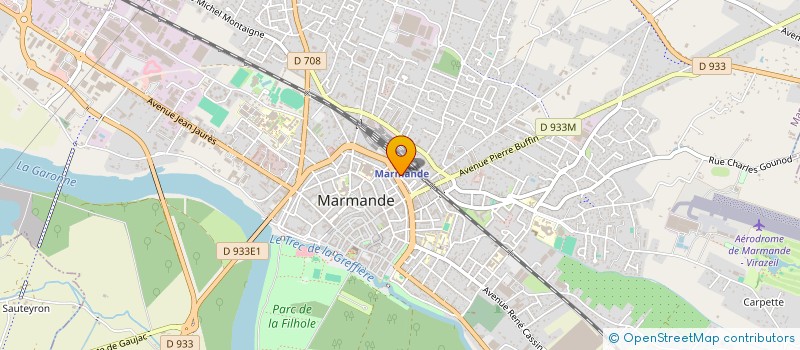 localisation de l'entreprise INDIVISION VICENTINI SEBASTIEN ET MARESCHAL YANN  MARMANDE