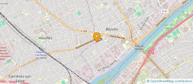 localisation de l'entreprise INDIVISION VICTOR VOREUX WAHIBA CHERIFI à HOUILLES