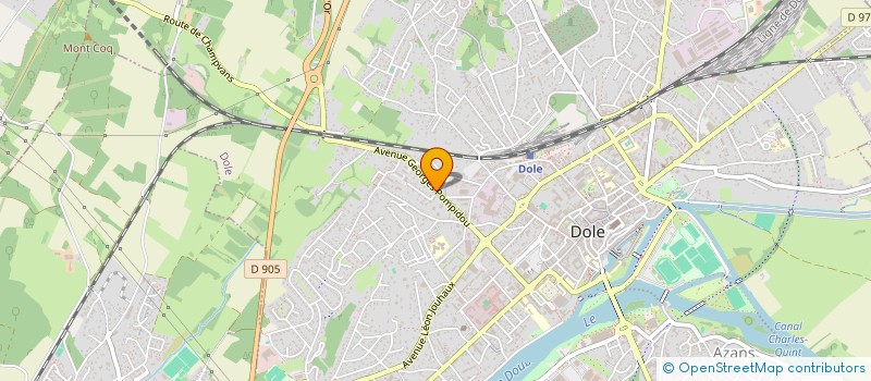 localisation de l'entreprise INDIVISION VIENNOT HENRIET à DOLE