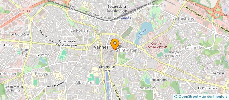 localisation de l'entreprise INDIVISION VIGARIE à VANNES
