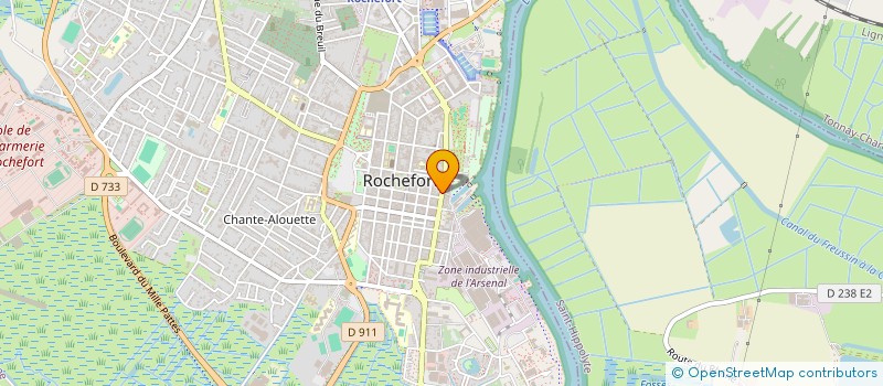 localisation de l'entreprise INDIVISION VIGE  ROCHEFORT