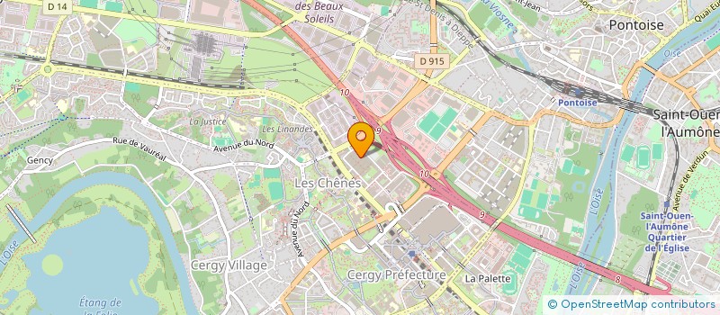 localisation de l'entreprise INDIVISION VIGNAL FORTIER  CERGY