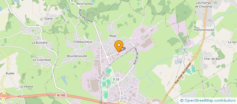 localisation de l'entreprise INDIVISION VIGNERON  GUERET
