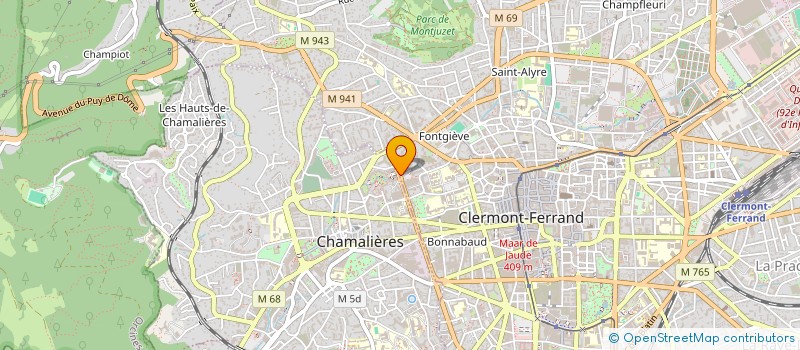 localisation de l'entreprise INDIVISION VILLARD THOMAS CLF  CLERMONT-FERRAND