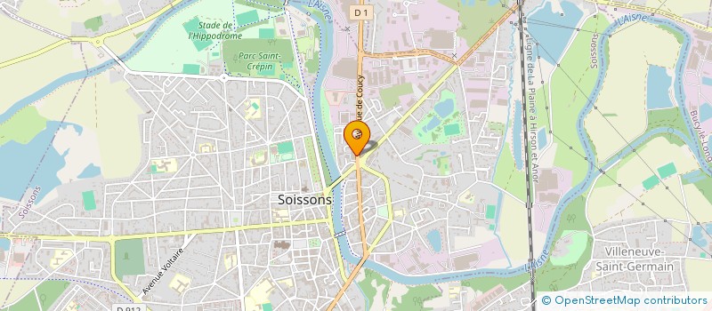 localisation de l'entreprise INDIVISION VILLASUSO BOURDIN à SOISSONS
