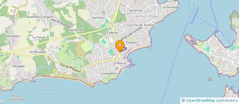 localisation de l'entreprise INDIVISION VILLENEUVE & KRZCIUK  LARMOR-PLAGE