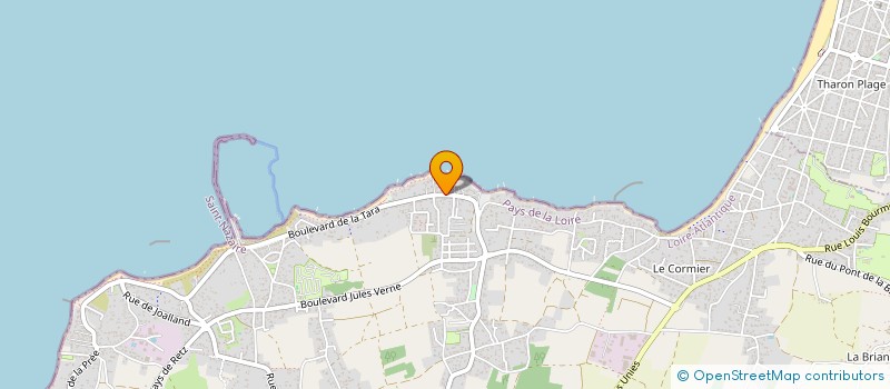localisation de l'entreprise INDIVISION VILPOUX à LA PLAINE-SUR-MER