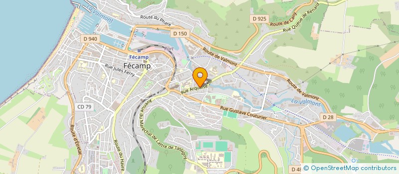 localisation de l'entreprise INDIVISION VIMONT HAUCHECORNE  FECAMP