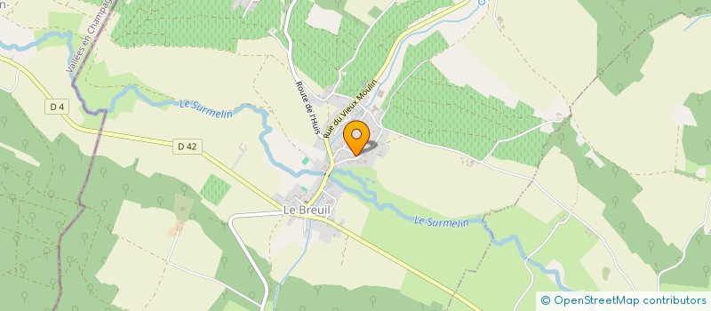 localisation de l'entreprise INDIVISION VINCENT à LE BREUIL