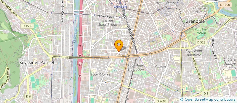 localisation de l'entreprise INDIVISION VINCENT / DE MESMAY  GRENOBLE