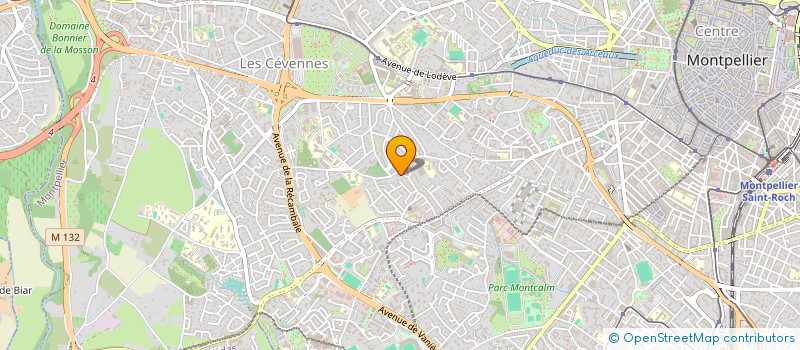localisation de l'entreprise INDIVISION VINCENT ET FULCRAND à MONTPELLIER