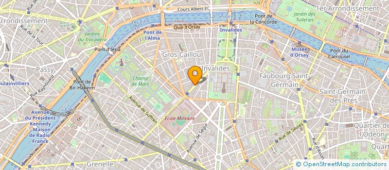 localisation de l'entreprise INDIVISION VINCENT JEAN CLAUDE ET AUDE  PARIS