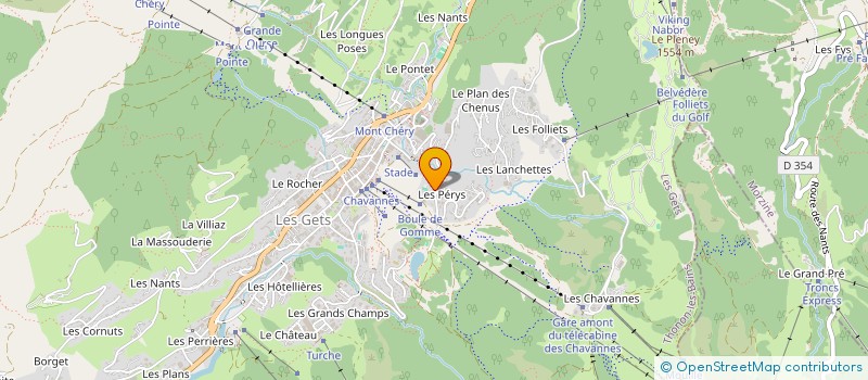 localisation de l'entreprise INDIVISION VINCENT - MENDES  LES GETS