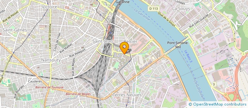 localisation de l'entreprise INDIVISION VINCENT STEPHANE ET PICH  BORDEAUX