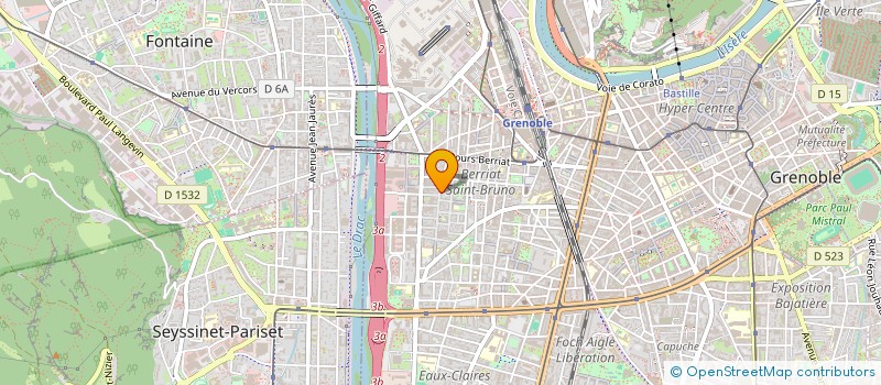 localisation de l'entreprise INDIVISION VINCENT-TOMBA  GRENOBLE