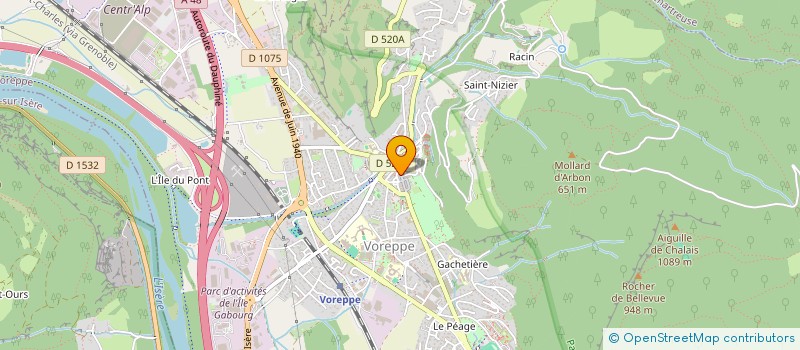 localisation de l'entreprise INDIVISION VINCENT VENTEJOUX-REY  VOREPPE