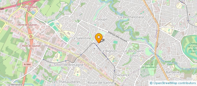 localisation de l'entreprise INDIVISION VINCONNEAU ET MARPAULT-CHEVAUCHERIE à ORVAULT