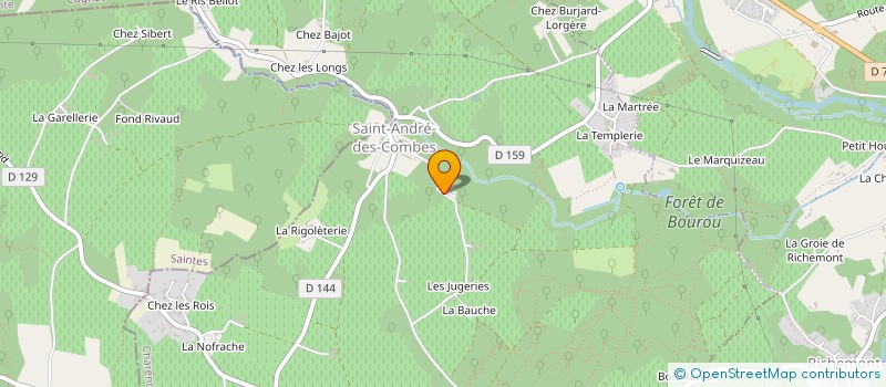 localisation de l'entreprise INDIVISION VINET à LOUZAC-SAINT-ANDRE