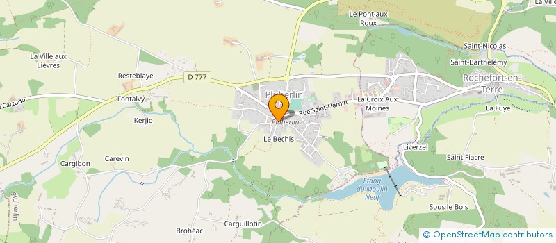 localisation de l'entreprise INDIVISION VIOLAINE FRAPPESAUCE -ALAIN LE GUENNEC  PLUHERLIN