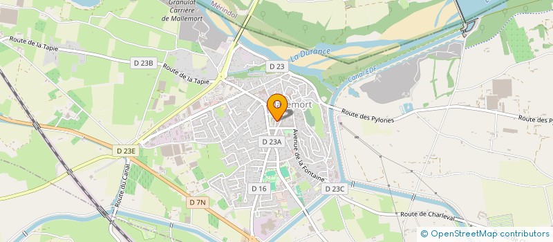 localisation de l'entreprise INDIVISION VION CLAUDE  MALLEMORT