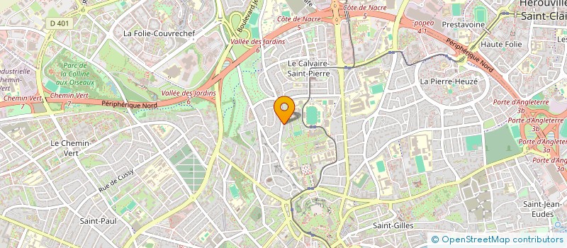 localisation de l'entreprise INDIVISION VIOU MALHERBI  LMNP  CAEN