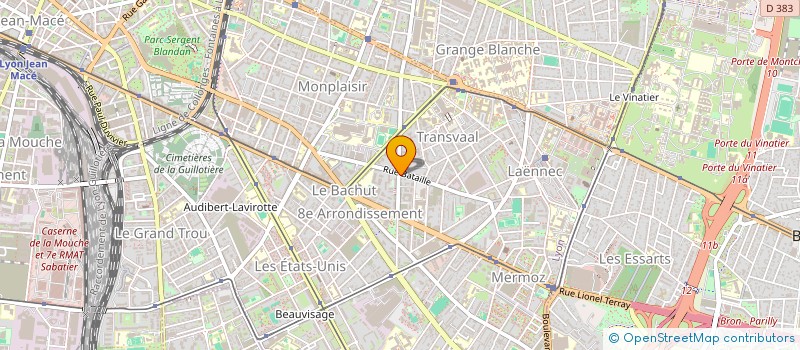 localisation de l'entreprise INDIVISION VIRGINIE BONNAMOUR RICHARD VERNAY  LYON