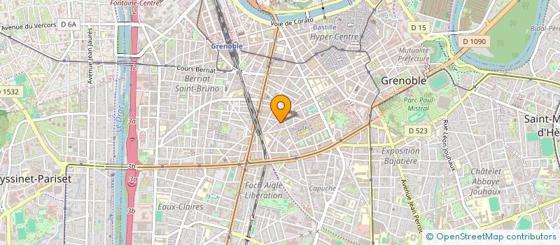 localisation de l'entreprise INDIVISION VIRGONE - ROCHAS  GRENOBLE