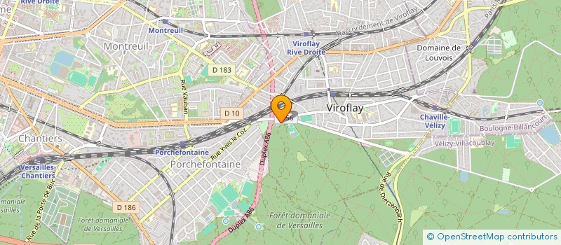 localisation de l'entreprise INDIVISION VIROFLAY SABLIERE  VIROFLAY