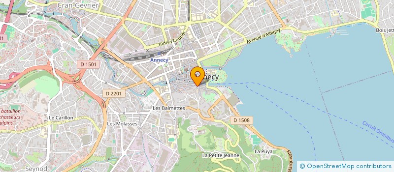 localisation de l'entreprise INDIVISION VITTORI OLIVE à ANNECY