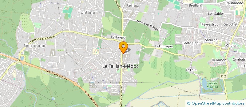 localisation de l'entreprise INDIVISION VIVET MALVERT  LE TAILLAN-MEDOC