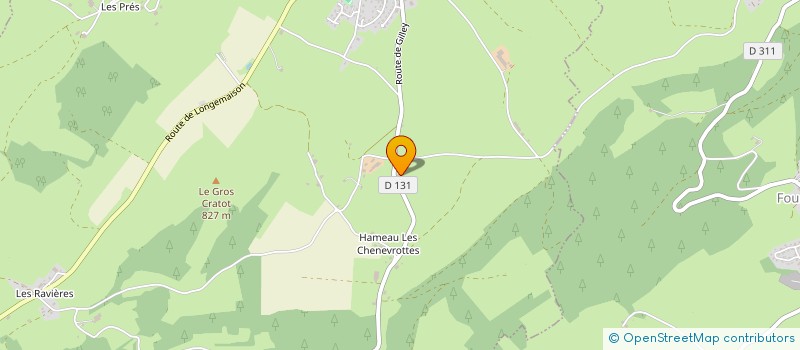 localisation de l'entreprise INDIVISION VIVOT  ORCHAMPS VENNES