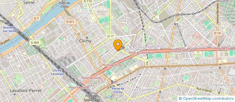 localisation de l'entreprise INDIVISION VKAF à CLICHY