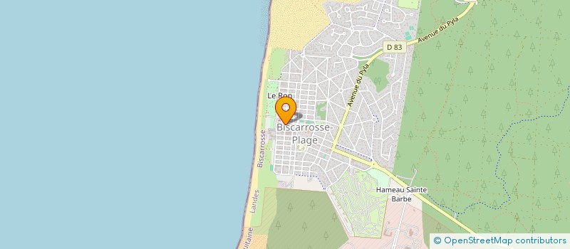 localisation de l'entreprise INDIVISION VOIRAND  BISCARROSSE