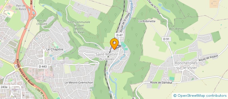 localisation de l'entreprise INDIVISION VOISIN  SAINT-MARTIN-DU-VIVIER