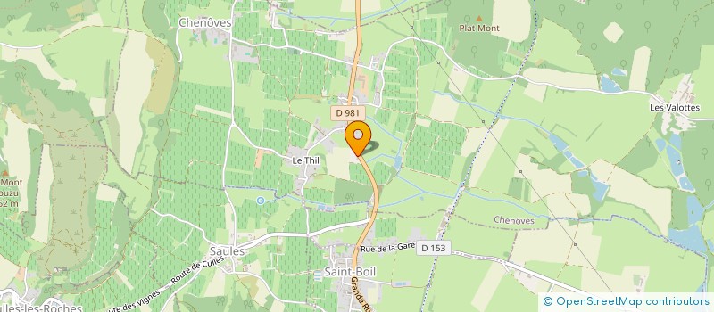 localisation de l'entreprise INDIVISION VOISIN  CHENOVES