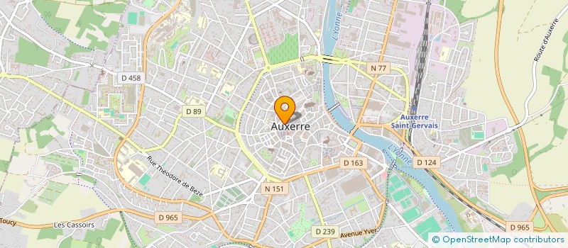 localisation de l'entreprise INDIVISION VOLLEREAUX CARON  AUXERRE