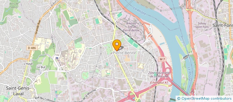 localisation de l'entreprise INDIVISION VOLTAIRE  OULLINS-PIERRE-BENITE