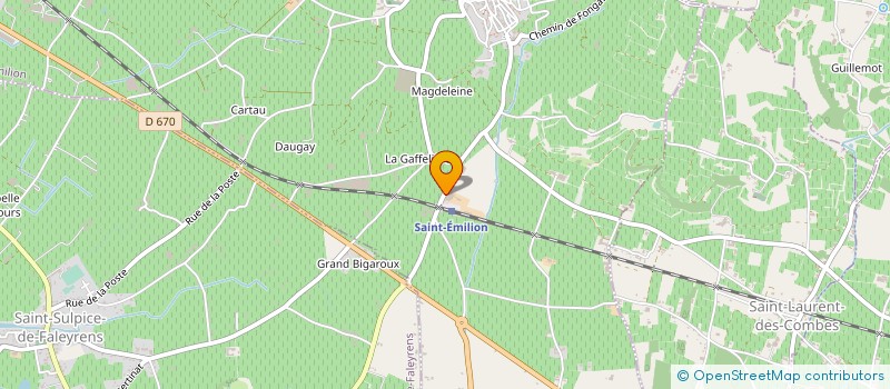 localisation de l'entreprise INDIVISION VON NEIPPERG JOSEF  SAINT-EMILION