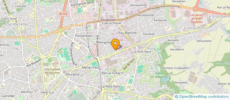 localisation de l'entreprise INDIVISION VORONKOFF KERZIL à BREST