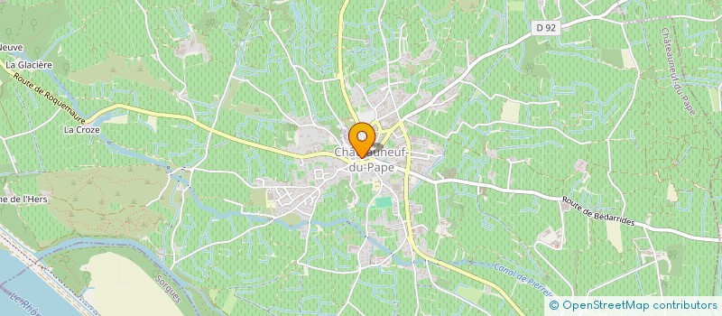 localisation de l'entreprise INDIVISION VUILLAME S  CHATEAUNEUF-DU-PAPE